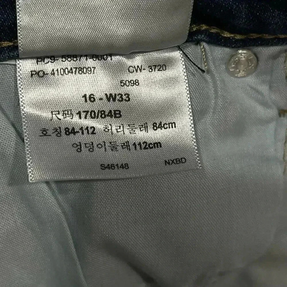 Signature by Levi Strauss‎ Women's High Rise Bootcut Jeans Dark Blue Size 16W - Picture 6 of 6